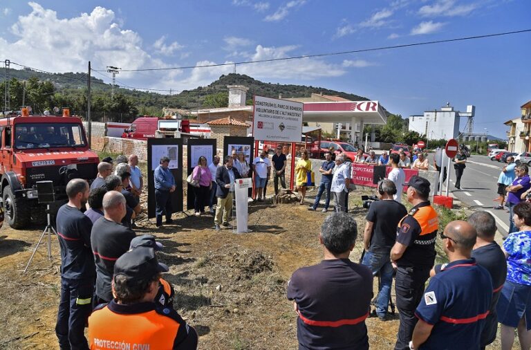 El president de la Diputació de Castelló anuncia un nou parc de bombers a Benassal