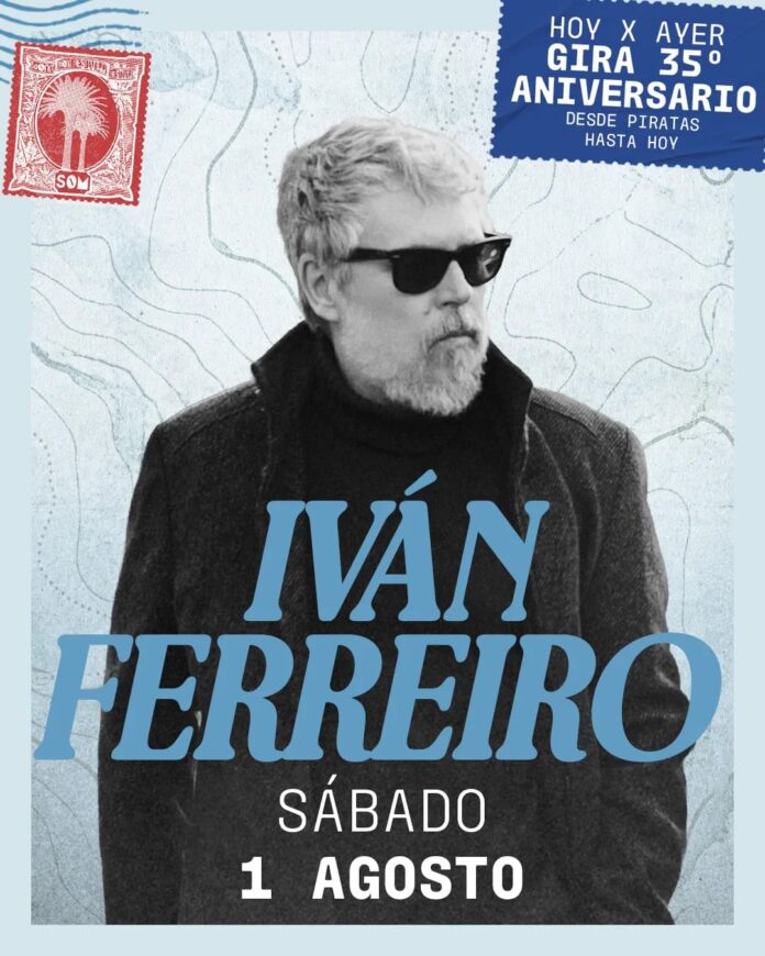 Iván Ferreiro en el SOM Festival Castellón el 1 de agosto