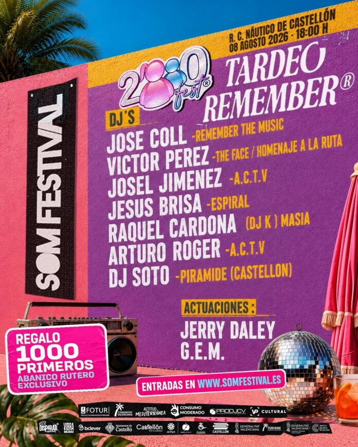 DJs de Tardeo Remember en SOM Festival Castellón